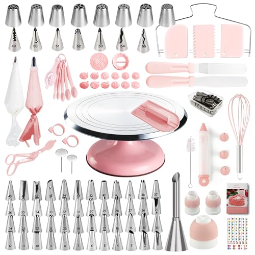 Aluminum Cake Decorating Kit (Light Pink)