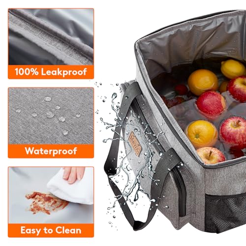 Insulated Lunch Box for Men (Gray / Jumbo(24L))