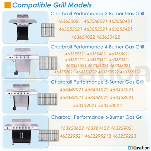 17" Grill Grate for Charbroil Performance 6 Burner 463228622 (17" x 31 1/2"(6B/CI))