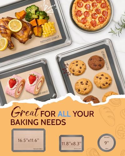 Non Stick Silicone Baking Sheet (Gray)