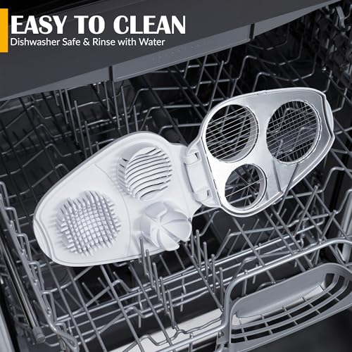 Egg Slicer for Hard Boiled Eggs (White)