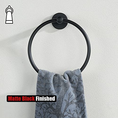 Black Towel Ring (Black)