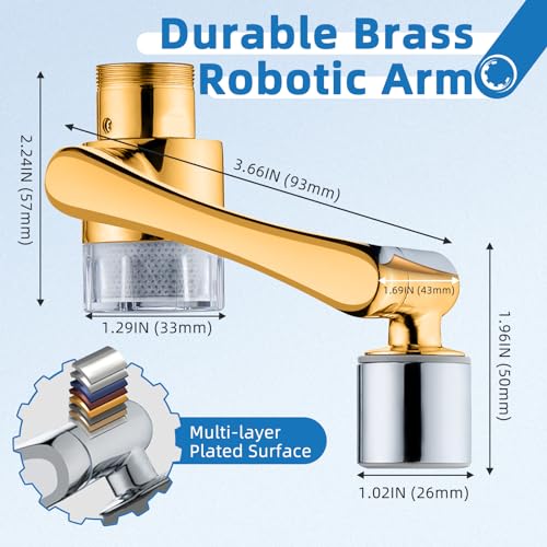 Sink Filter for Bathroom (C- Silver2- Filtered Swivel Aerator)