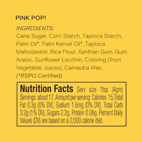 Pink Pop Nonpareils (3 Ounce (Pack of 1))