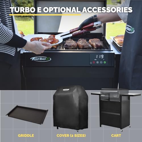 Turbo E Sport Compact Electric Grill (Turbo E Sport (Low Lid, Countertop))