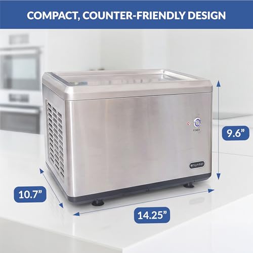 Automatic Rolled Ice Cream Maker (0.5 Quart / Stainless Steel)
