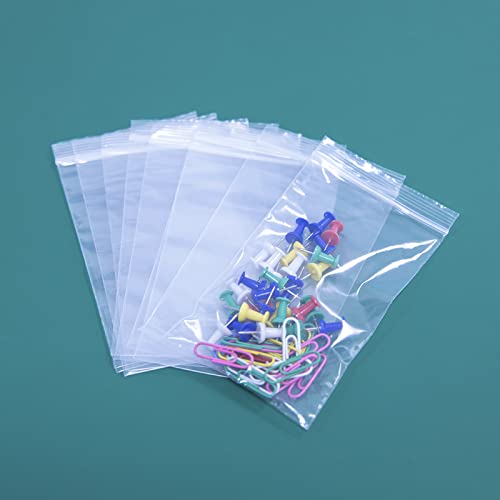 1000 Count 3" x 5" Small Plastic Bags (3" x 5")
