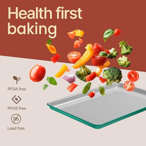 Bakken 8 Piece Stackable Bakeware Set (Teal)