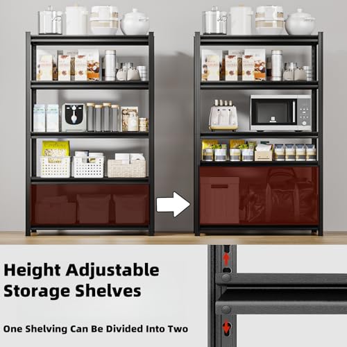 6 Tier Heavy Duty Garage Shelving (6T 55" W x 24" D x 84" H)
