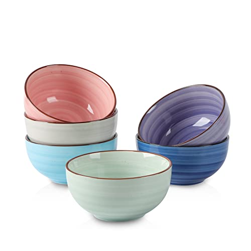 Ceramic 12 Oz Dessert Bowls Set (Gradient Color / 12 Oz)
