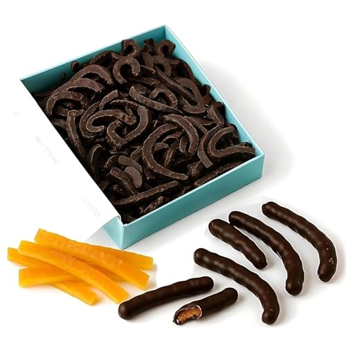 Chocolate Covered Orange Peel Bars Infused Fresh Oranges Zest