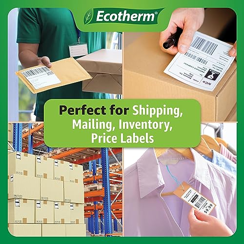 2"x1" Thermal Labels for Rollo (2 x 1 White - 15000 Labels)