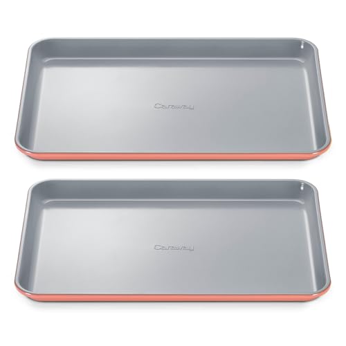 Non Stick Ceramic Medium Baking Sheet Duo (Perracotta / 2x Medium 10" x 15")