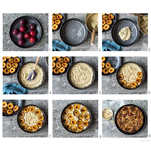 4 Inch Springform Pan 4 Pack Mini Cake Pan Cheesecake Pan (4 Inches)