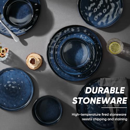 Stoneware Dinnerware Set (Starry Blue)