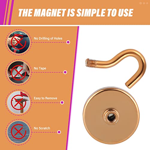 Magnetic Hooks (Bronze / 1.26 inches)