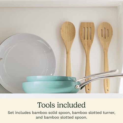 Ceramic Cookware Set (Teal / 12 Piece Set)
