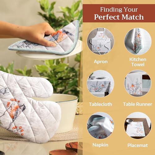 Pot Holders 100% Cotton Potholders (063 - Whitish Shabby Chique / 8" x 8" (Pot Holder Pack of 1))
