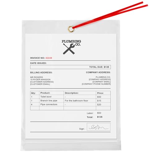 GPI 10" x 13" Reclosable Zip Bags with Bottom Hang (10" x 13)