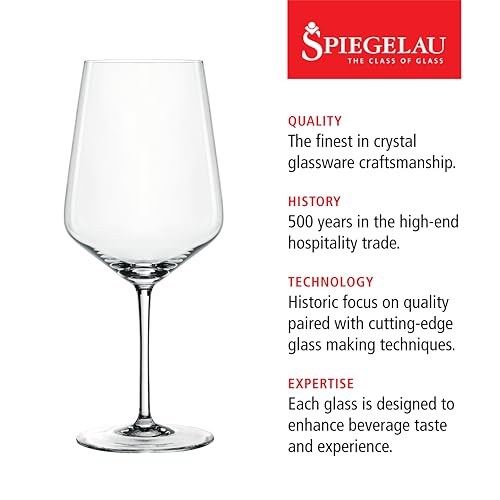 Style Red Wine Glasses Set of 4 (Red Wine Glasses)