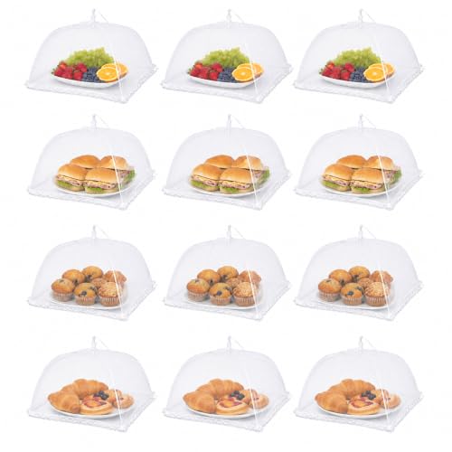 Mesh Food Covers (12 Large (17”x17”))