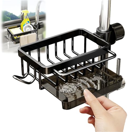 Sink Organizer Rack (Black / Left)