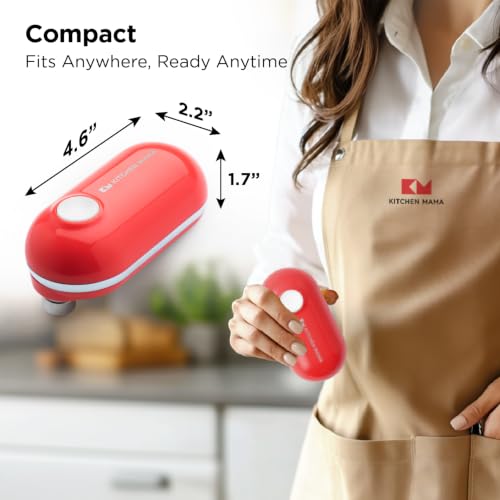 Mini Plus Rechargeable Electric Can Opener (Red)