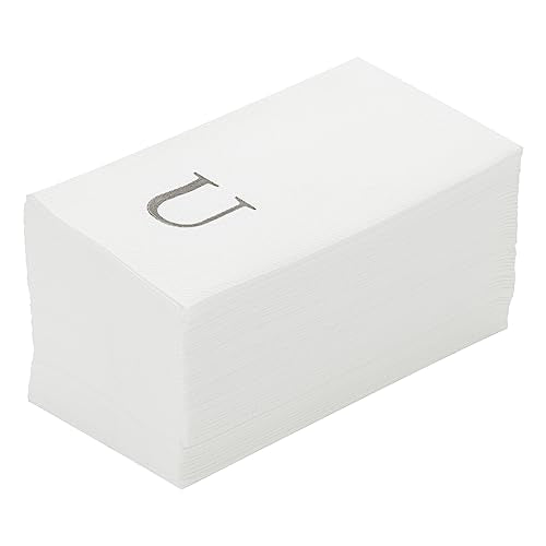 Silver Letter U Linen (Silver / 2000 Count / U)
