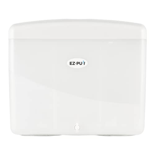 EZ Pull Countertop MULTIFOLD Paper Towel Dispenser for Kitchen (Pearl White)