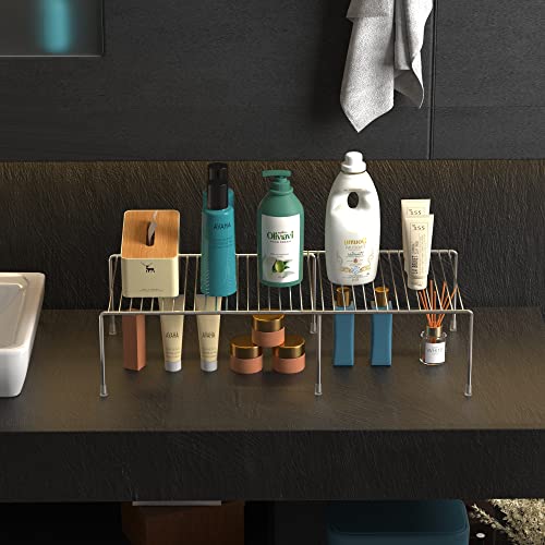 Cabinet Storage Shelf Rack (Chrome)