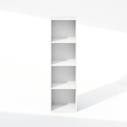 Reed Closet Organizers and Storage (White / 4-Tier; 12" W)