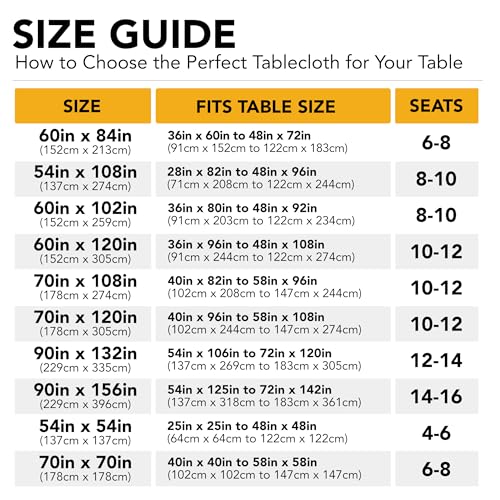 10 Pack Red Tablecloths for Rectangle Tables (Red / 60x120 In, 10 Pack)