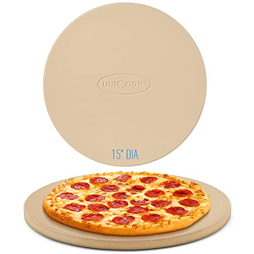 15" Round Pizza Stone for Oven and Grill (15" Round)