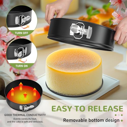 10 Inch Springform Pan with Removable Bottom (10 Inch)
