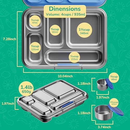 Stainless Steel Bento Box Kids (Purple-05)