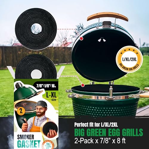 Gasket for Big Green Egg Large (For L/XL/XXL BGE 2-Pack)