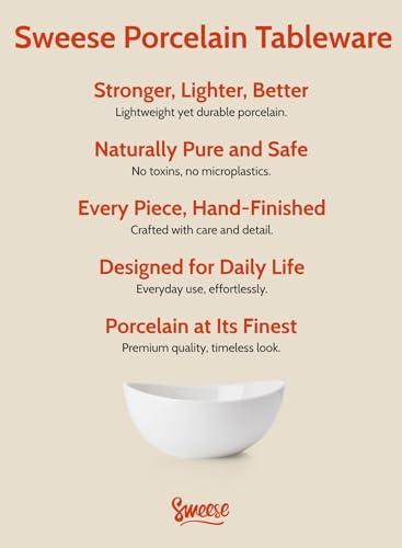 42oz Porcelain Serving Bowls (White / 8.1 Inch)