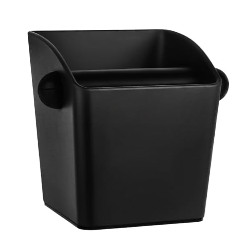 Knock Box Square High Sidewall Design Espresso Knock Box Shock (Square Knock Box)