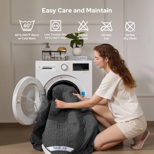 Waterproof Mattress Protector (1 Gray / Queen)