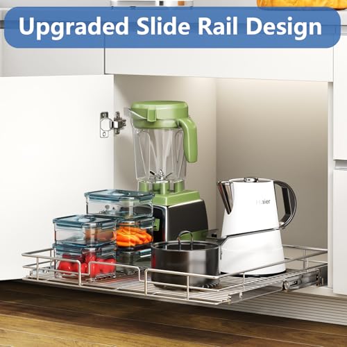 Pull Out Cabinet Organizer (1 Tier / 31½"W x 21½"D)