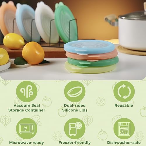 Silicone Reusable Vacuum (Pink Blue Green)