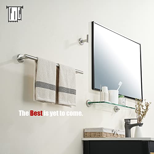 Bath Towel Bar (Brushed / 20.5 Inch (2 Pack))