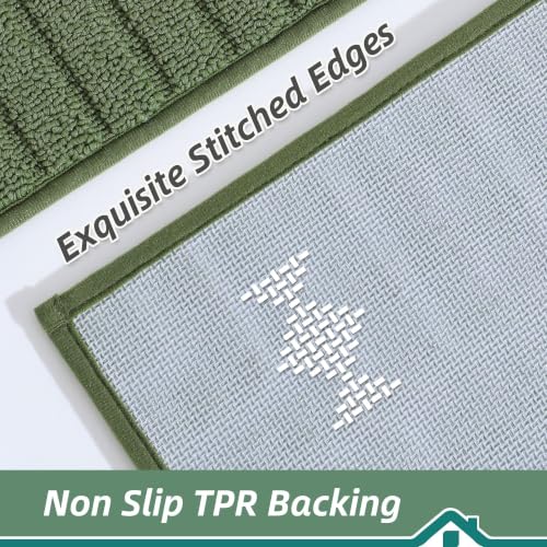 Kitchen Rugs 24"x71" (Green / 24" X 71" (Rectangular))