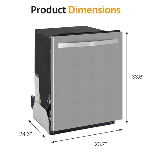 24" Built in Dishwasher (Silver)
