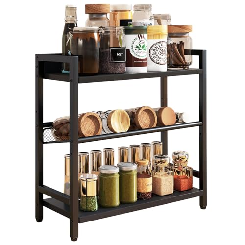 3 Tier Spice Rack (3-tier / Black)