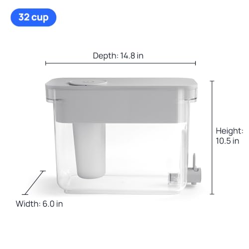 ZeroWater 32 Cup Water Filter Dispenser Removes PFAS  (32-Cup)