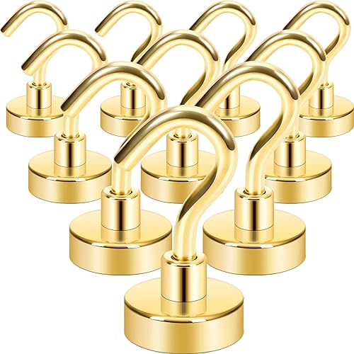 Magnetic Hooks (Gold / 0.83 inches)
