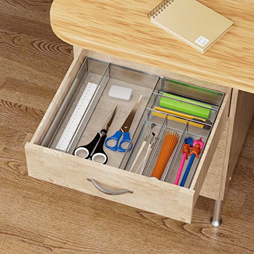 Utensil Drawer Organizer (Silver)