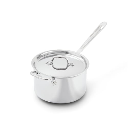 D3® Stainless Steel 4 Qt Saucepan with Lid (4 Qt Saucepan with Lid)
