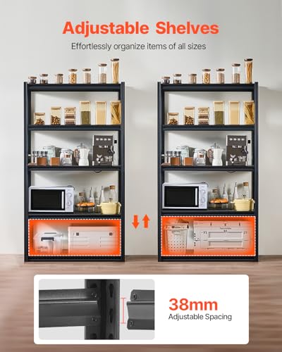 Storage Shelves (18" D x 40" W x 72" H)